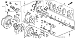 Diagram for 2001 Acura Integra Brake Pad Set - 43022-SR2-030