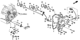 Diagram for 1997 Acura CL Speed Sensor - 28820-PX4-024