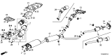 Diagram for Acura MDX Exhaust Pipe - 18340-TYR-A01