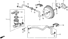Diagram for 1997 Acura CL Brake Booster - 46400-SV7-A51