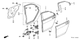 Diagram for Acura TSX Weather Strip - 72825-SEA-033