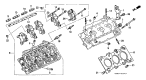 Diagram for 2002 Acura RL Cylinder Head Gasket - 12261-P5A-005