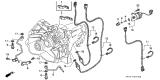 Diagram for 1992 Acura Legend Back Up Light Switch - 35600-PY5-003