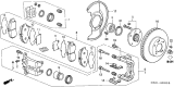 Diagram for Acura CL Brake Pad Set - 45022-S0K-A12