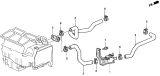 Diagram for Acura CL Heater Control Valve - 79710-SX0-003
