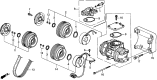 Diagram for 2001 Acura CL Drive Belt - 38920-P8C-A03