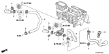 Diagram for Acura MDX Heater Control Valve - 79710-SHJ-A02