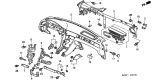 Diagram for 2003 Acura RL Instrument Panel - 77101-SZ3-A01ZD