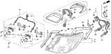 Diagram for 1998 Acura CL Light Socket - 33555-SY8-A01