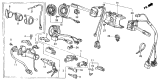 Diagram for Acura Legend Clock Spring - 77900-SG0-A82