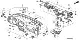 Diagram for Acura Instrument Panel - 77100-S6M-A02ZB