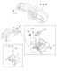 Diagram for Acura SLX Consoles - 8-97098-647-3