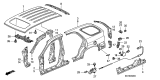 Diagram for Acura MDX Fuel Door - 63910-S3V-A01ZZ