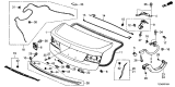 Diagram for Acura Spoiler - 71700-TZ3-A11