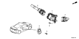 Diagram for Acura NSX Wiper Switch - 35256-T6N-A01