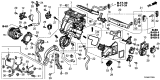 Diagram for 2015 Acura MDX Blower Motor Resistor - 79330-TZ5-A51