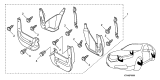 Diagram for 2009 Acura TL Mud Flaps - 08P00-TK4-260