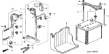 Diagram for 1998 Acura RL Battery Cable - 32410-SZ3-003