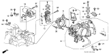 Diagram for 1992 Acura NSX Throttle Body - 16400-PR7-A00