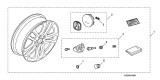 Diagram for 2013 Acura ZDX Rims - 08W19-SZN-200