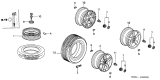 Diagram for Acura RSX Spare Wheel - 42700-S6M-A83
