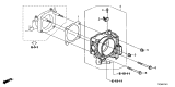 Diagram for Acura MDX Throttle Body - 16400-R9P-A01