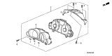 Diagram for 2011 Acura ZDX Speedometer - 78100-SZN-A22