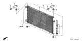 Diagram for Acura TSX A/C Condenser - 80110-SEA-013