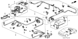 Diagram for Acura Air Bag Control Module - 06772-SZ3-A91