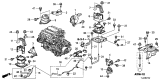 Diagram for 2010 Acura TSX Engine Mount - 50820-TA1-A01