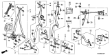 Diagram for Acura Seat Belt - 04824-STX-A00ZA
