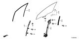 Diagram for Acura Window Regulator - 72250-TX4-A01