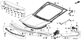 Diagram for 2021 Acura TLX Body Mount Hole Plug - 90807-SNA-003