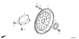 Diagram for 2017 Acura MDX Flywheel - 26250-5J4-000