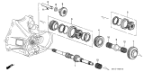 Diagram for 1988 Acura Legend Reverse Idler Gear - 23540-PG2-020