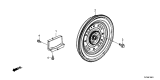 Diagram for Acura MDX Flywheel - 22100-R9T-006