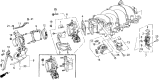 Diagram for 1992 Acura Legend Throttle Body - 16400-PY3-A00