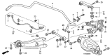 Diagram for 2009 Acura MDX Lateral Link - 52345-STX-A01