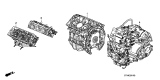 Diagram for 2013 Acura ZDX Cylinder Head - 10005-RYE-A11