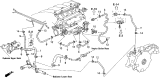 Diagram for 1995 Acura TL Radiator Hose - 19504-P1R-A00