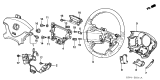 Diagram for Acura MDX Steering Wheel - 78501-S3V-L52ZA