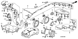 Diagram for 2012 Acura ZDX Speaker - 39120-SZN-A11