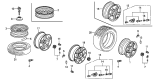 Diagram for 2015 Acura ILX Lug Nuts - 90381-SV7-A01