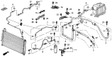 Diagram for 1995 Acura Integra A/C Hose - 80343-ST7-A01