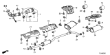 Diagram for 2014 Acura TSX Muffler - 18305-TL7-A01