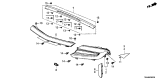 Diagram for Acura NSX Brake Light - 33500-T6N-A02