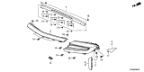 Diagram for 2017 Acura NSX Side Marker Light - 33600-T6N-A01