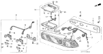 Diagram for 2000 Acura Integra Brake Light - 33501-ST7-A11