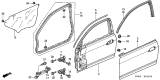 Diagram for Acura Door Seal - 72325-S6M-003