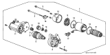 Diagram for Acura Integra Starter Motor - 31200-PR4-A01RM